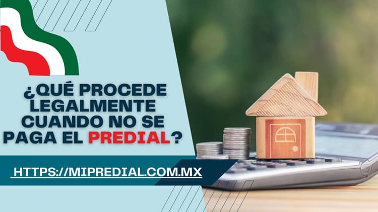 ¿Qué procede legalmente cuando no se paga el predial